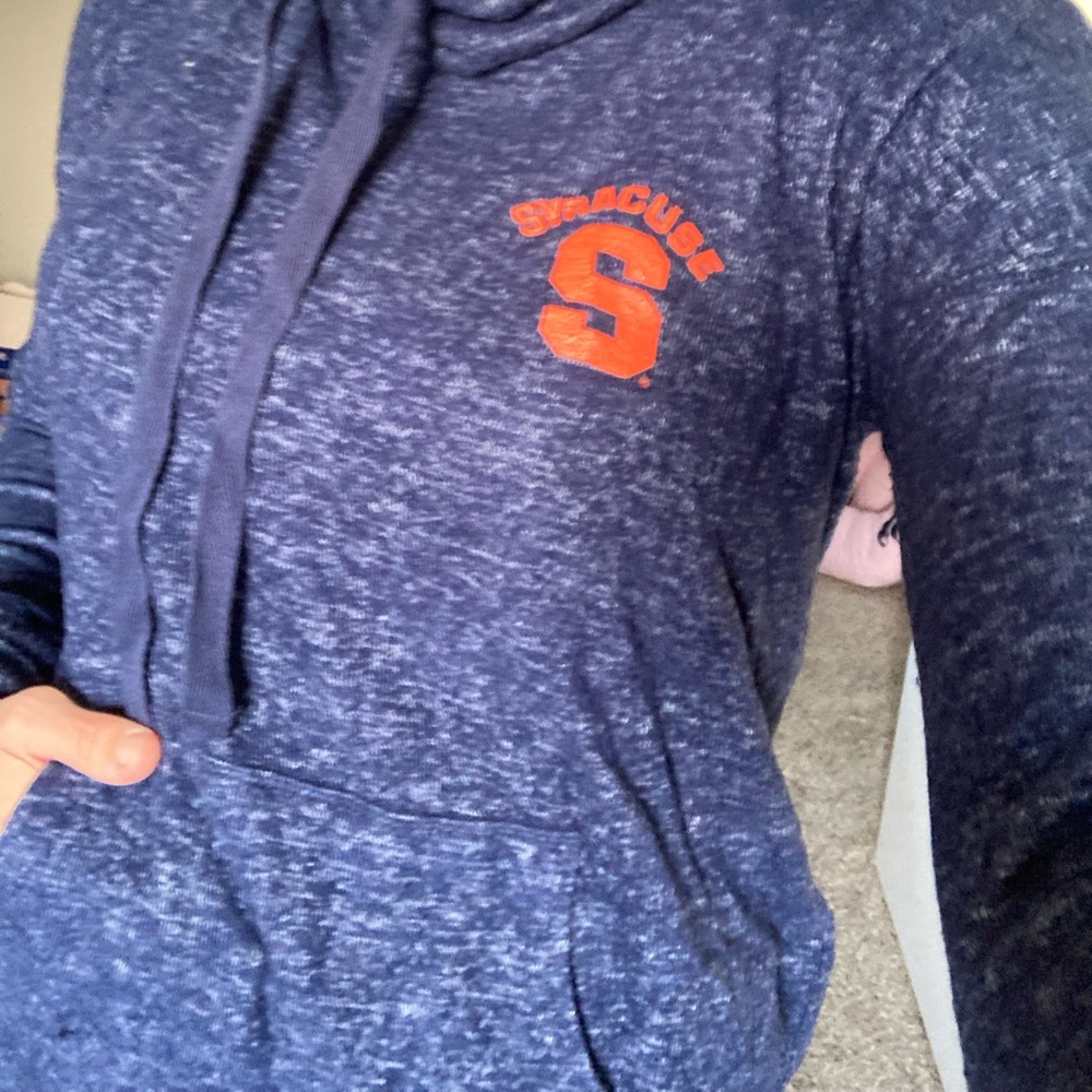 Syracuse University cowl neck sweater